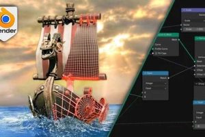 Blender Geometry Nodes – Boats