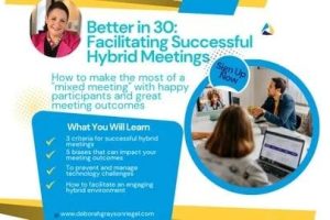 【Udemy中英字幕】Better in 30: Facilitating Successful Hybrid Meetings